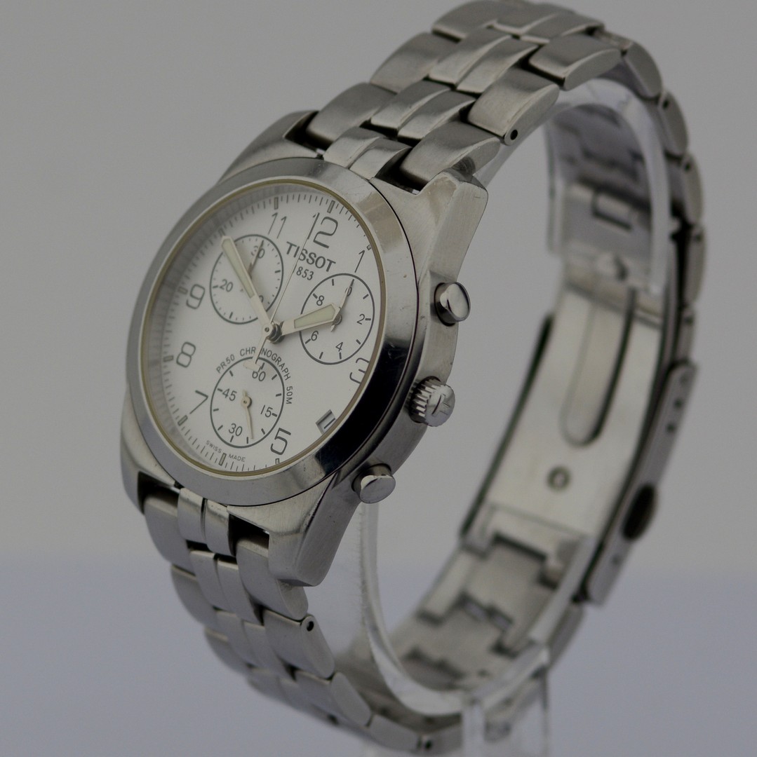 Tissot / PR50 Chronograph - Gentlmen's Steel Wrist Watch - Image 4 of 7