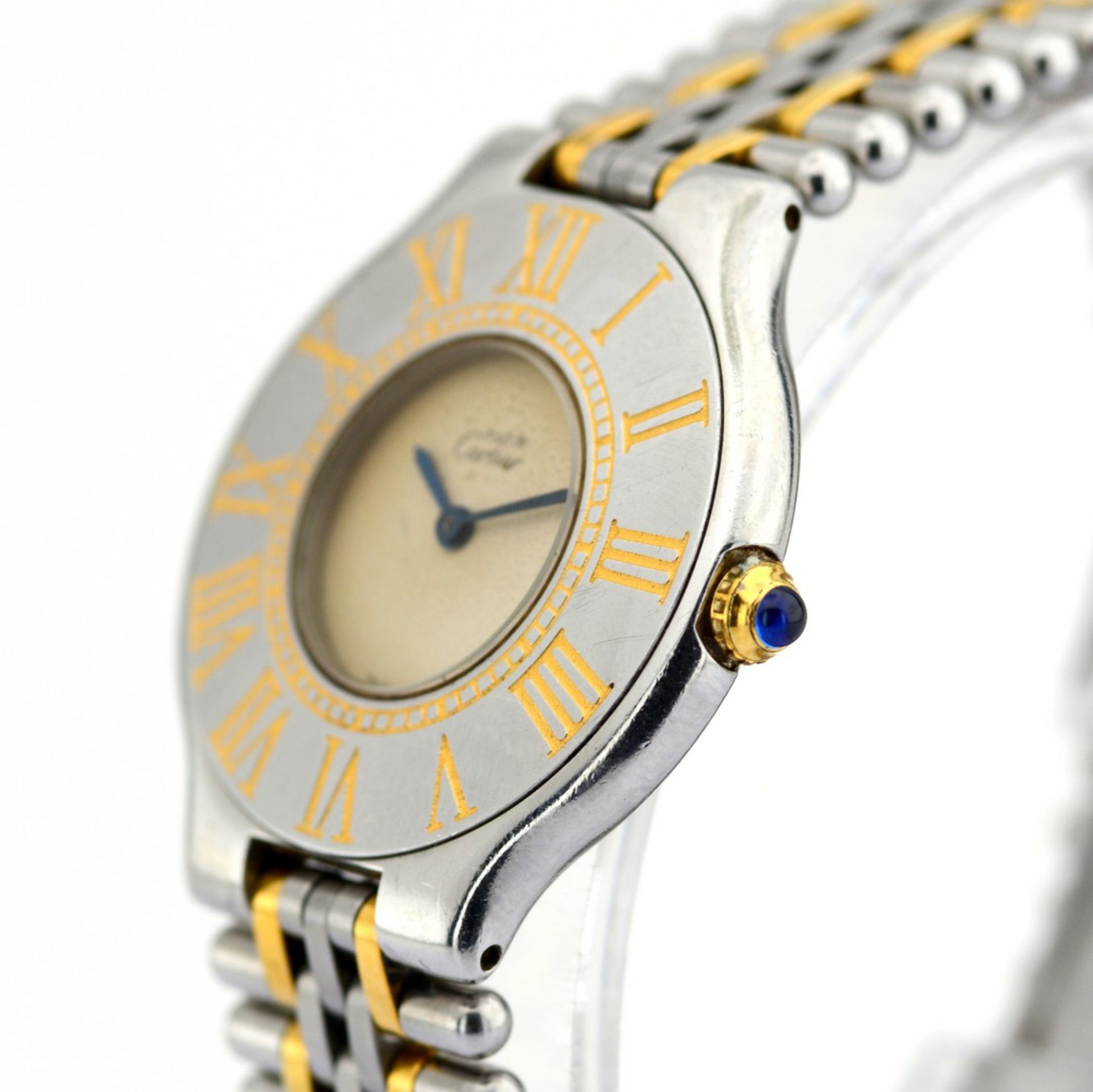 Cartier / Must de 21 - Lady's Gold/Steel Wrist Watch - Image 5 of 7