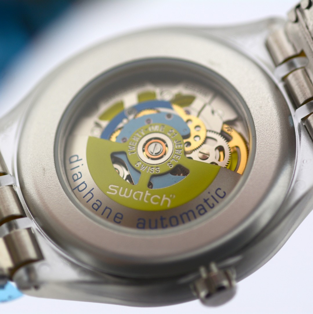 Swatch / Diaphane Irony Automatic - (Unworn) Unisex Steel Wrist Watch - Image 5 of 7