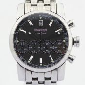 Eberhard & Co. / Chrono 4 Chronograph Automatic -Date - Gentlmen's Steel Wrist Watch