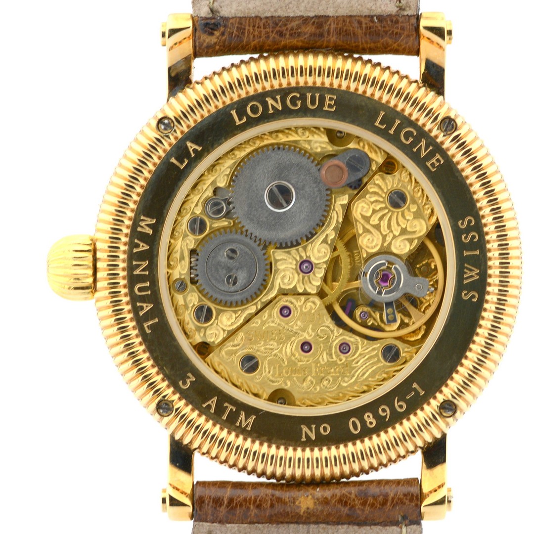 Louis Erard / Reserve Manual La Longue Ligne ( Hand Made ) - Gentlmen's Steel Wrist Watch - Image 4 of 11