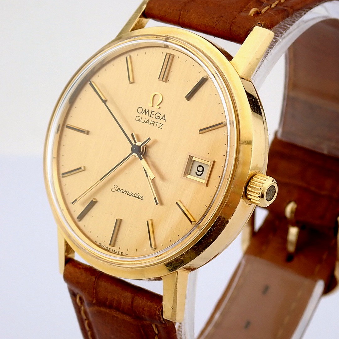 Omega / Vintage Seamaster - Gentlmen's Yellow gold Wrist Watch - Image 7 of 9