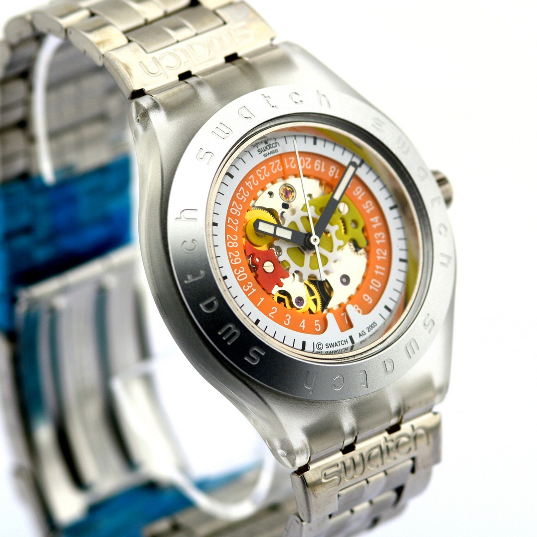 Swatch / Diaphane Irony Automatic - (Unworn) Unisex Steel Wrist Watch - Image 2 of 6