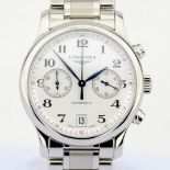 Longines / L2.669.4 Master Collection Chronograph Automatic - Gentlmen's Steel Wrist Watch
