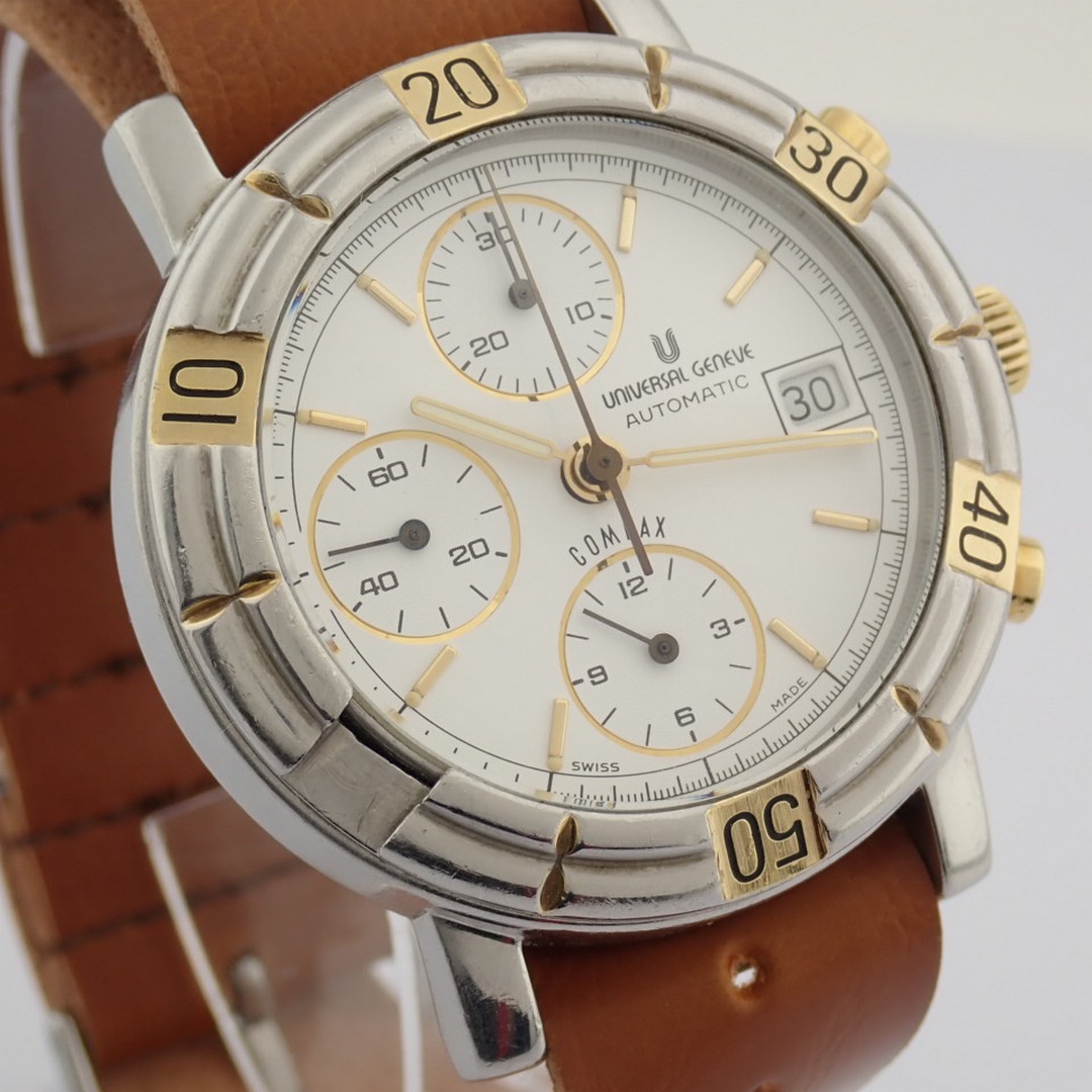 Universal Geneve / Compax 698.410 - Gentlmen's Steel Wrist Watch - Image 9 of 17
