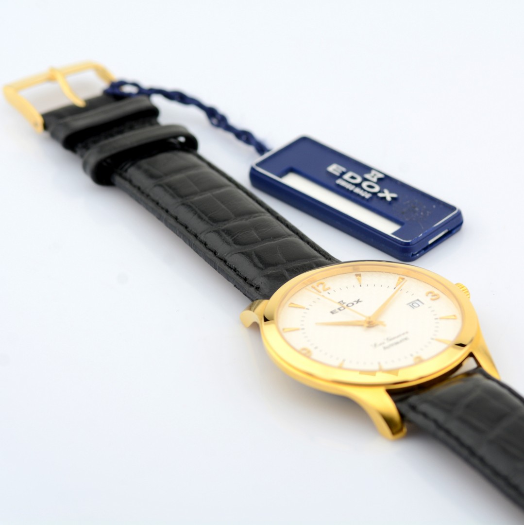 Edox / Les Genevez Automatic Date - Gentlmen's Steel Wrist Watch - Image 8 of 8