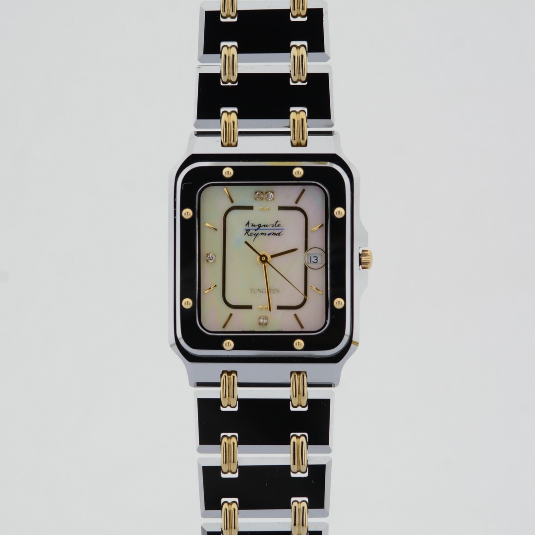 Auguste Reymond / Tungsten Mother of pearl dial Date - Unisex Steel Wrist Watch - Image 4 of 8