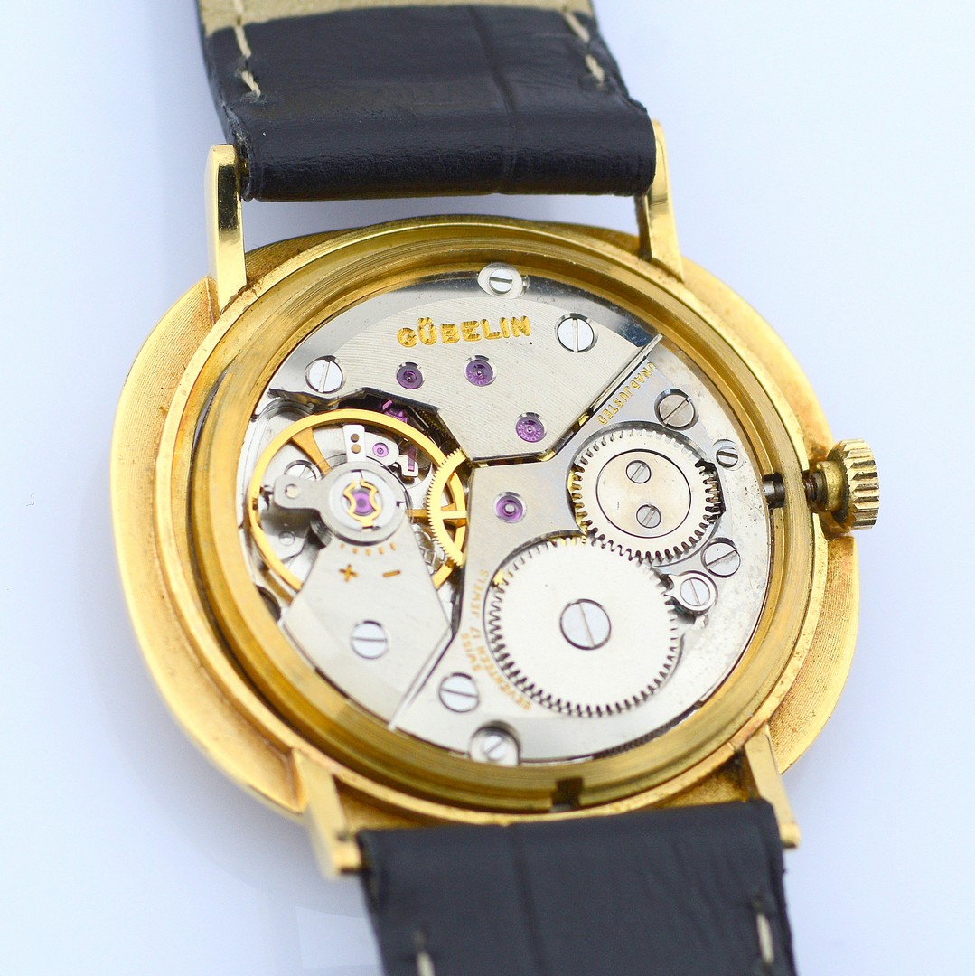 Gübelin / 18K Yellow gold - Gentlmen's Yellow gold Wrist Watch - Image 7 of 8