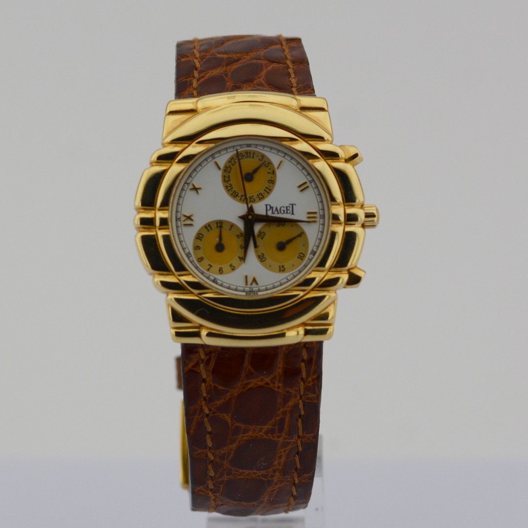 Piaget / Tanagra Chronograph - Lady's Yellow gold Wrist Watch - Image 8 of 15