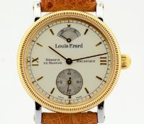 Louis Erard / Reserve De Marche Mecanique Manual La Longue Ligne - Gentlmen's Steel Wrist Watch