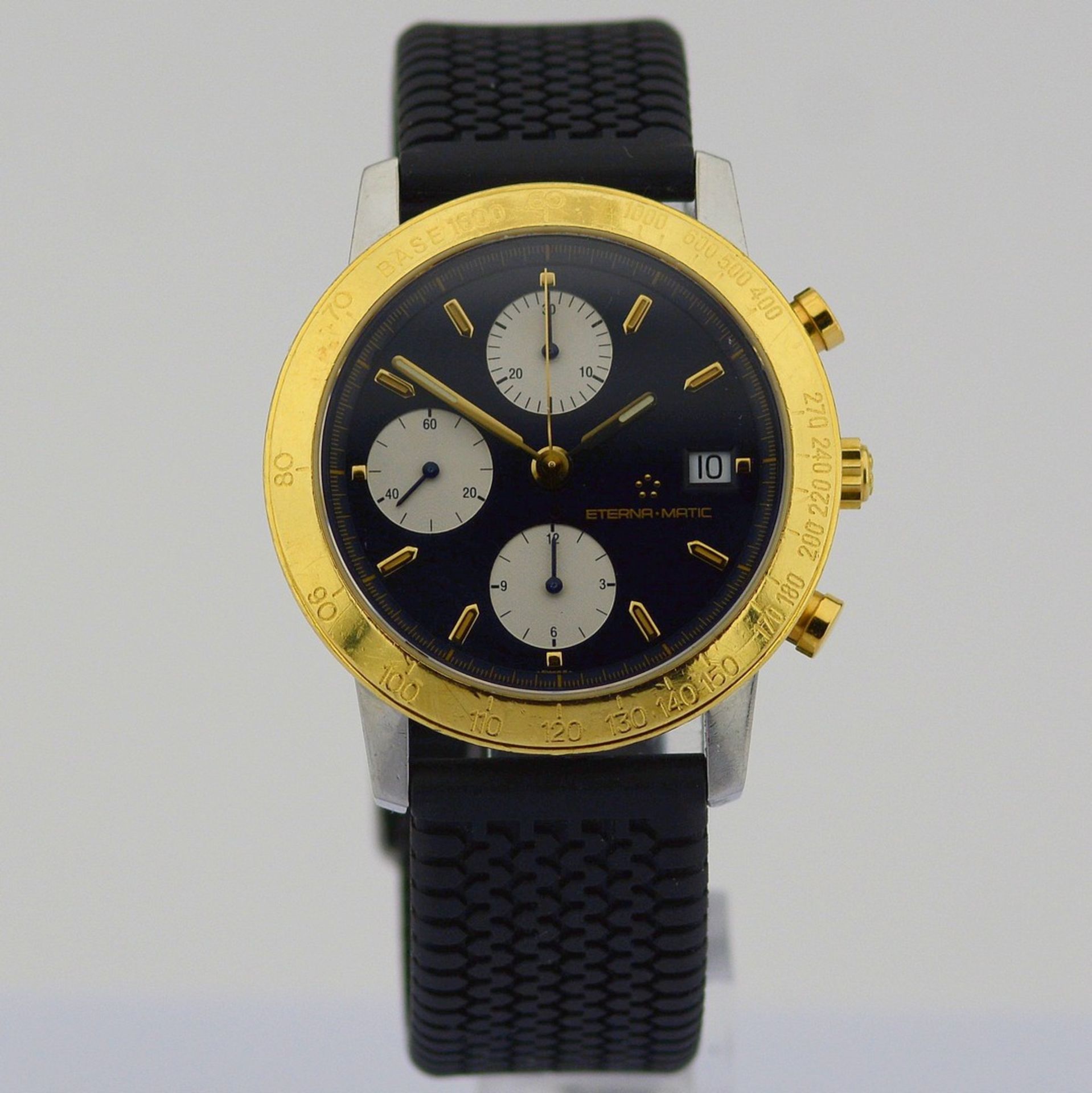 Eterna-Matic / Kontiki Chronograph - Gentlmen's Gold/Steel Wrist Watch - Image 2 of 10