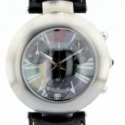 Pierre Balmain / Bubble Swiss Chronograph Date - Gentlmen's Steel Wrist Watch