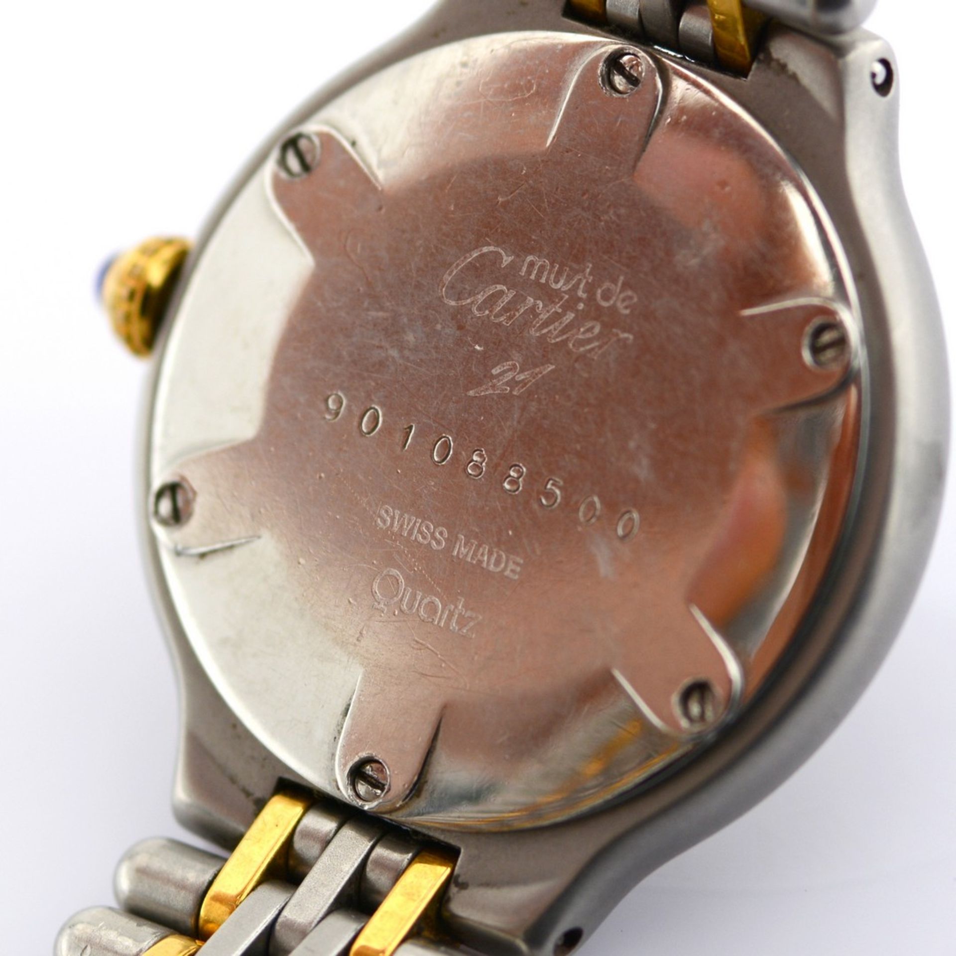 Cartier / Must de 21 - Lady's Gold/Steel Wrist Watch - Image 7 of 8