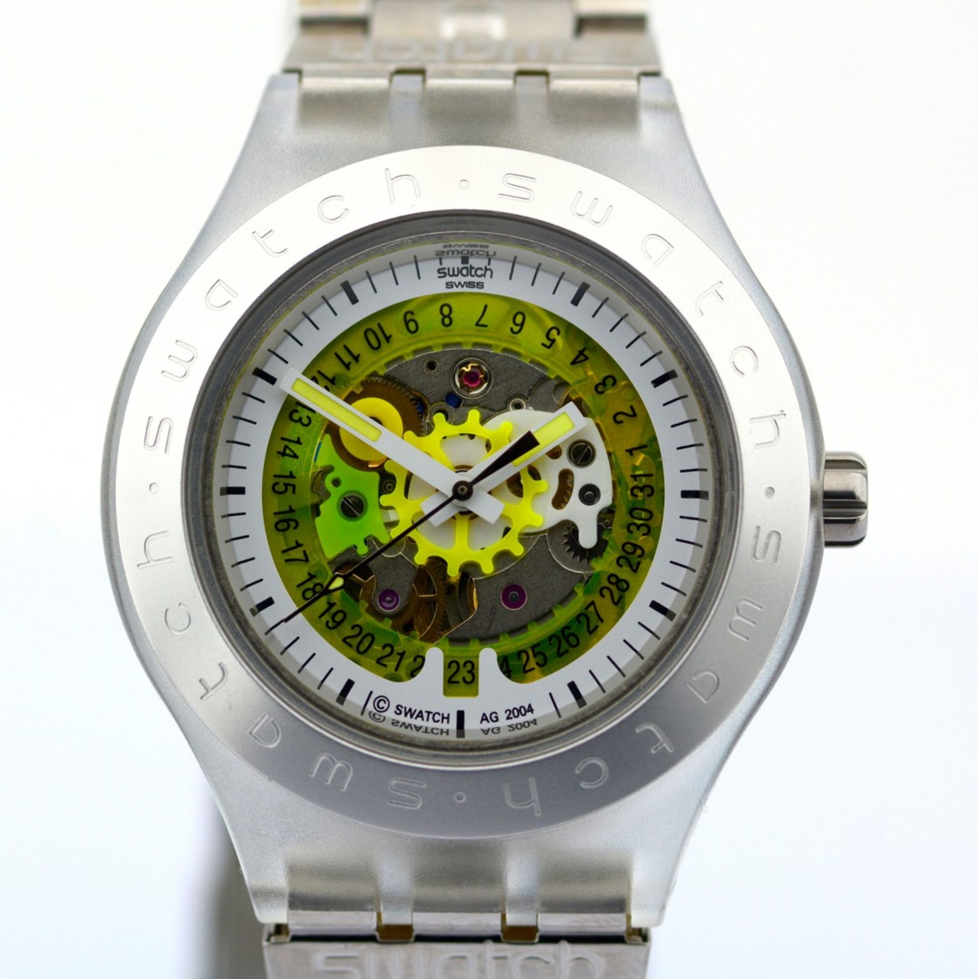 Swatch / Diaphane Irony Automatic - (Unworn) Unisex Steel Wrist Watch