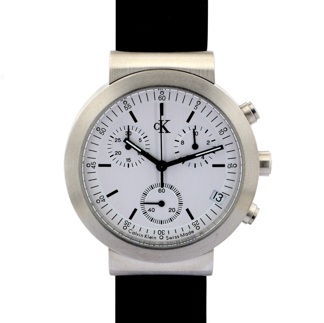 Calvin Klein / Chronograph - Gentlmen's Steel Wrist Watch - Image 6 of 6