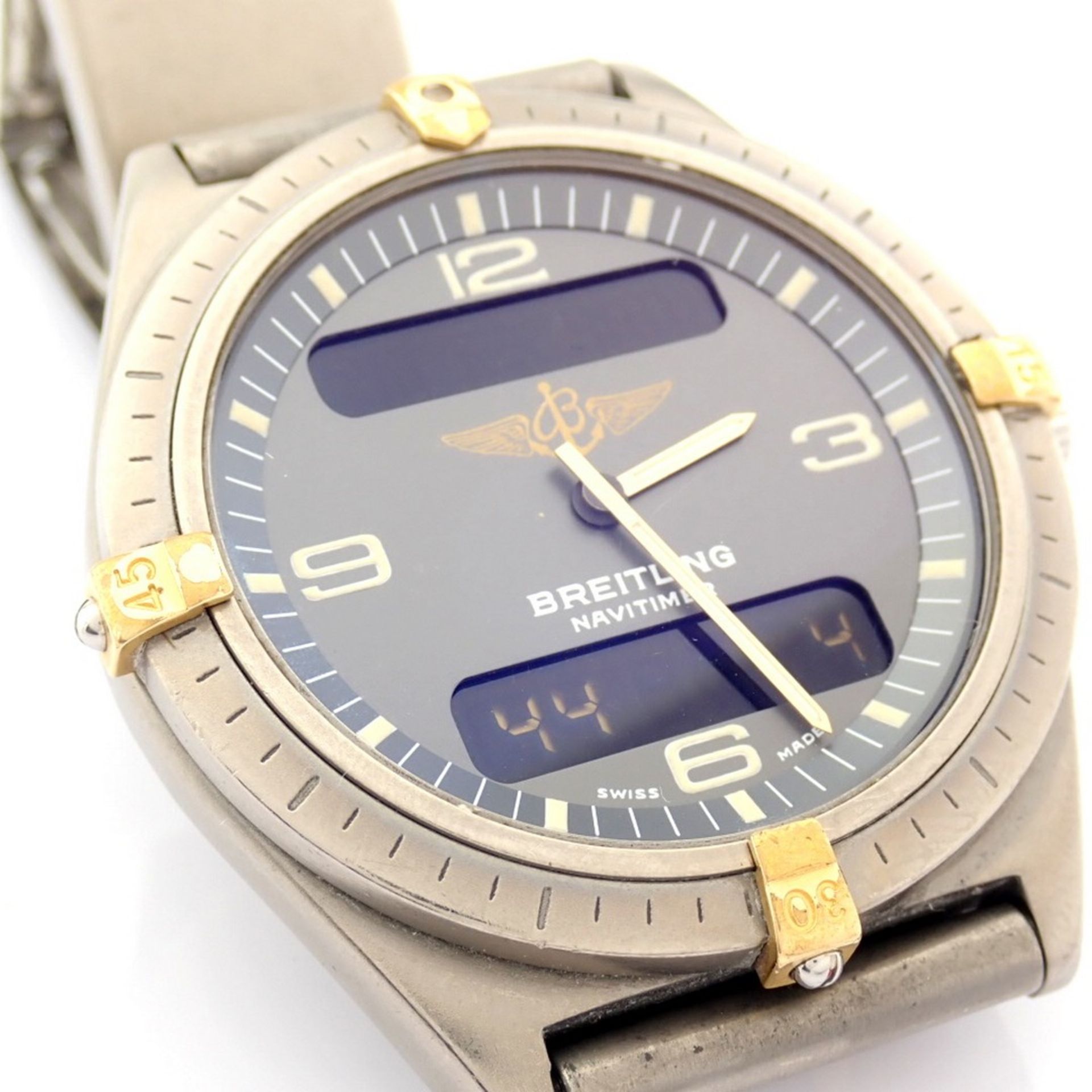 Breitling / Navitimer 80360 - Gentlmen's Titanium Wrist Watch - Image 4 of 16
