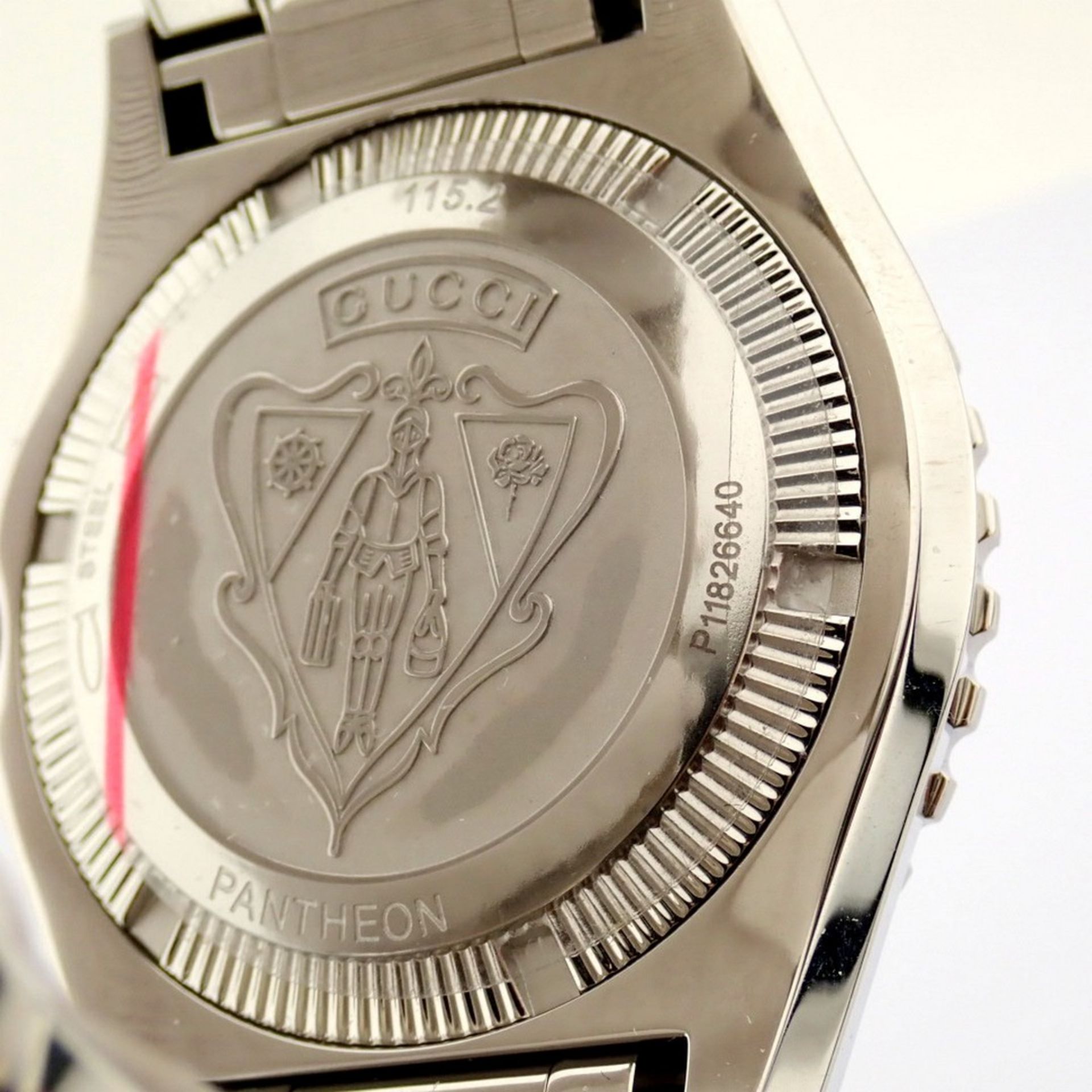 Gucci / Pantheon 115.2 (Brand New) - Gentlmen's Steel Wrist Watch - Image 13 of 13