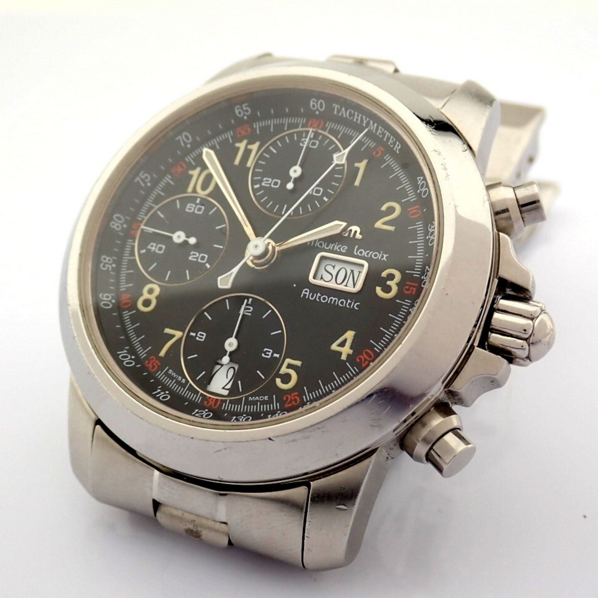 Maurice Lacroix / 39721 Automatic Chronograph - Gentlmen's Steel Wrist Watch - Image 19 of 19