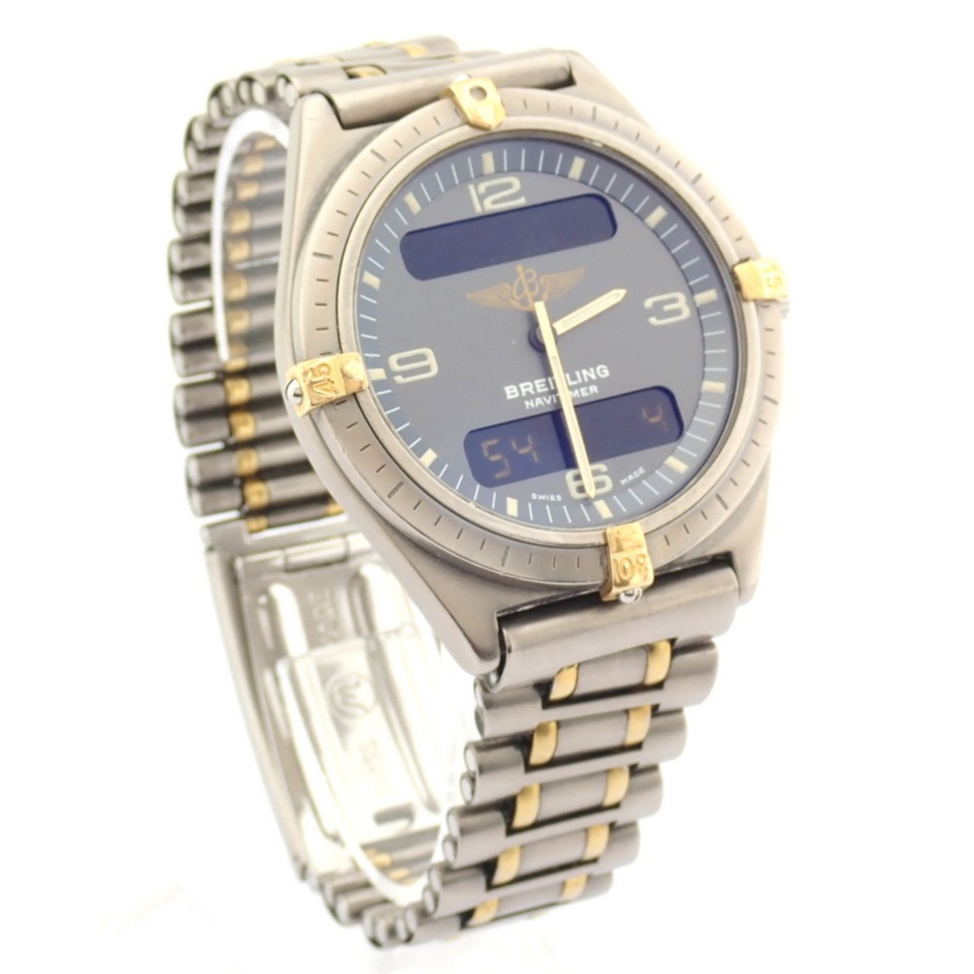 Breitling / Navitimer 80360 - Gentlmen's Titanium Wrist Watch - Image 11 of 16