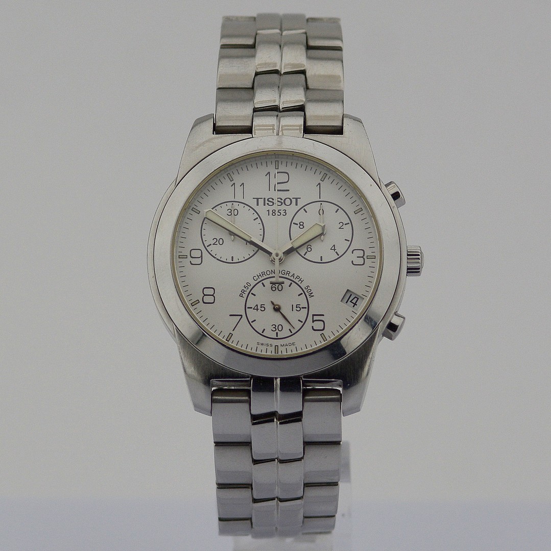 Tissot / PR50 Chronograph - Gentlmen's Steel Wrist Watch - Image 7 of 7