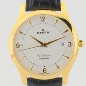 Edox / Les Genevez Automatic Date - Gentlmen's Steel Wrist Watch