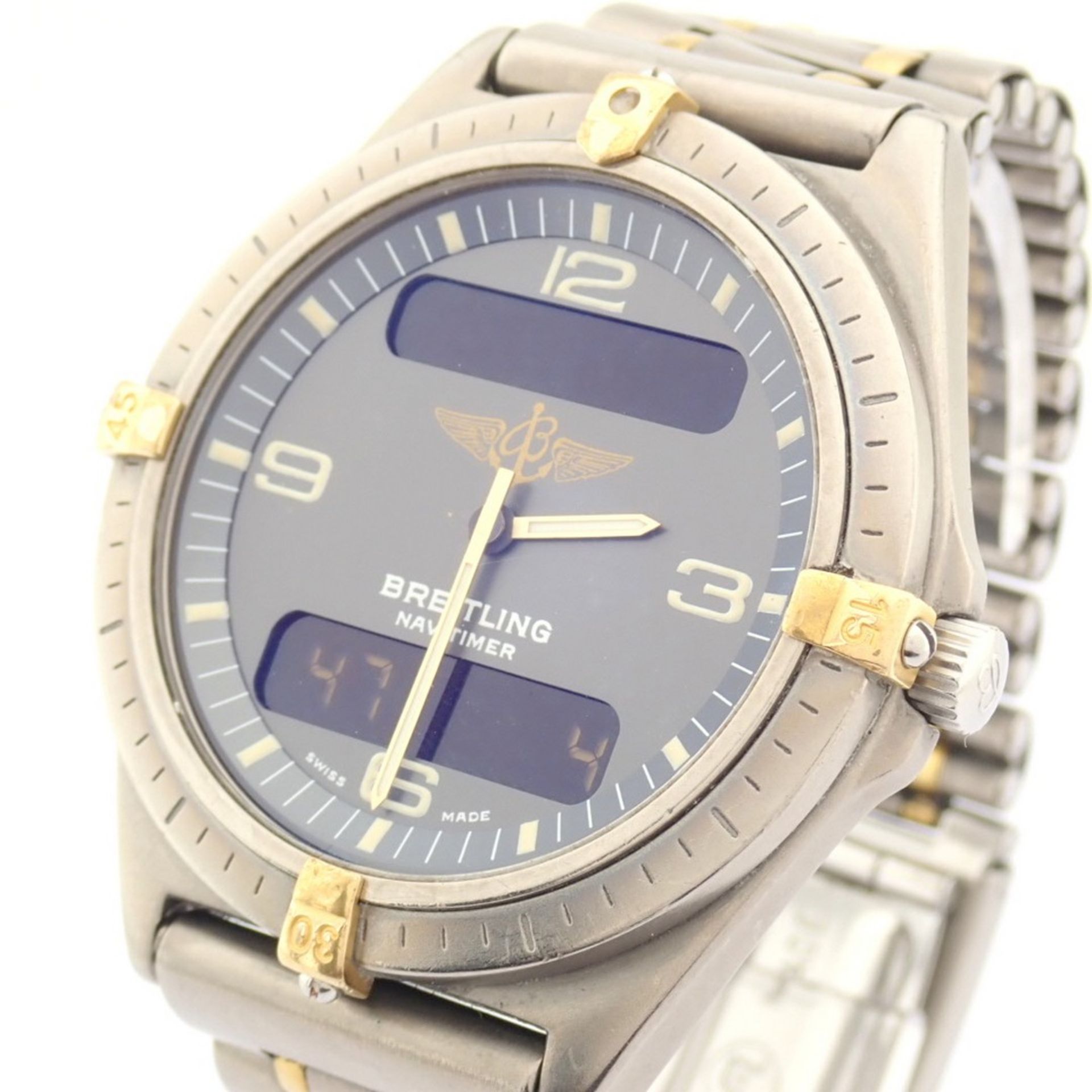 Breitling / Navitimer 80360 - Gentlmen's Titanium Wrist Watch - Image 10 of 16