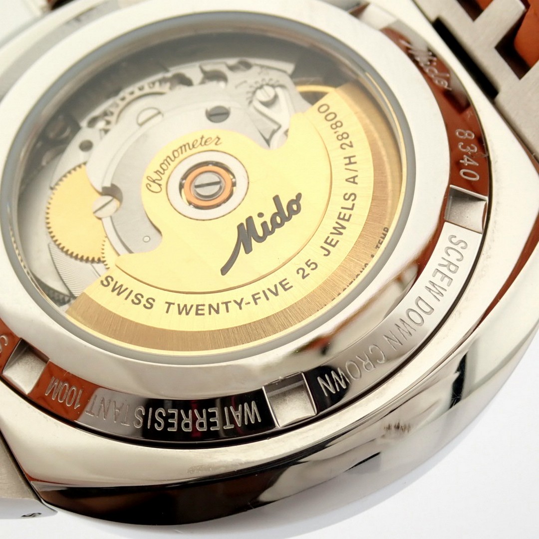 Mido / All Dial Day Date Choronometer Automatic Transparent (Unworn) - Gentlmen's Steel Wrist Watch - Image 10 of 12