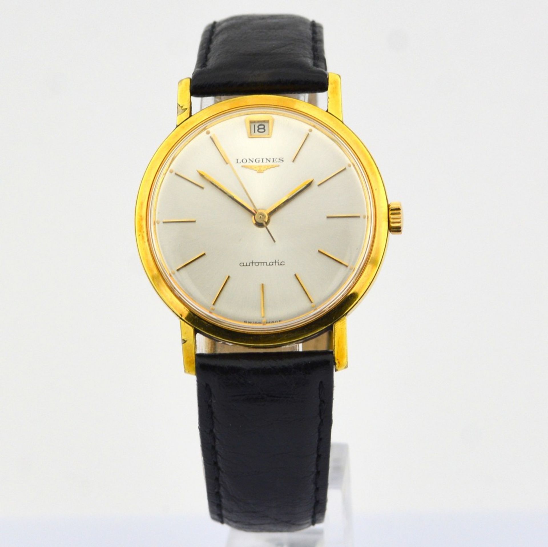 Longines / Vintage Automatic Date - Gentlmen's Steel Wrist Watch - Image 6 of 6