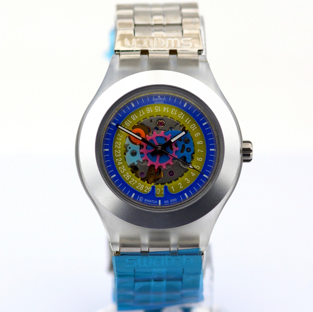 Swatch / Diaphane Irony Automatic - (Unworn) Unisex Steel Wrist Watch - Image 6 of 7