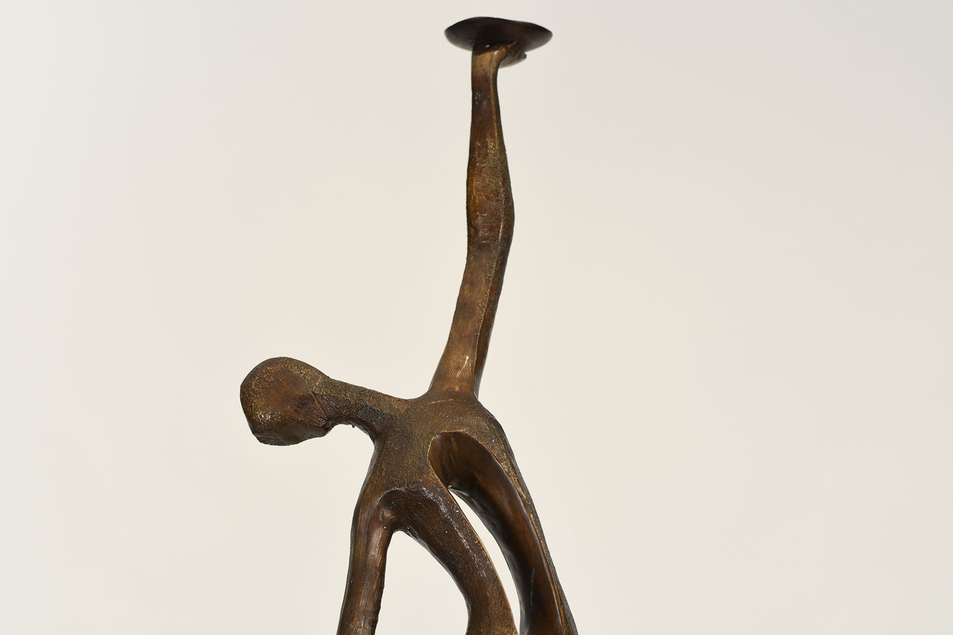 Modern Bronze Sculpture - Image 4 of 6