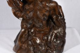 Solid Wood Carving of Goddess