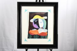 Limited Edition Lithograph by Pablo Picasso "Femme au Balcon" from the Marina Picasso Collection