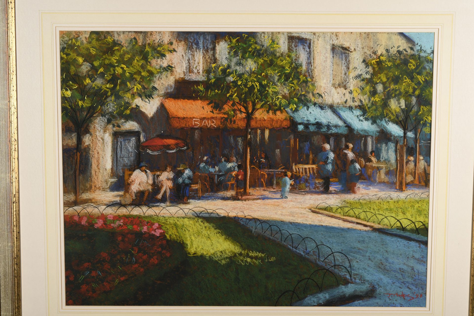 Original John Mackie Pastel Painting - Image 2 of 6