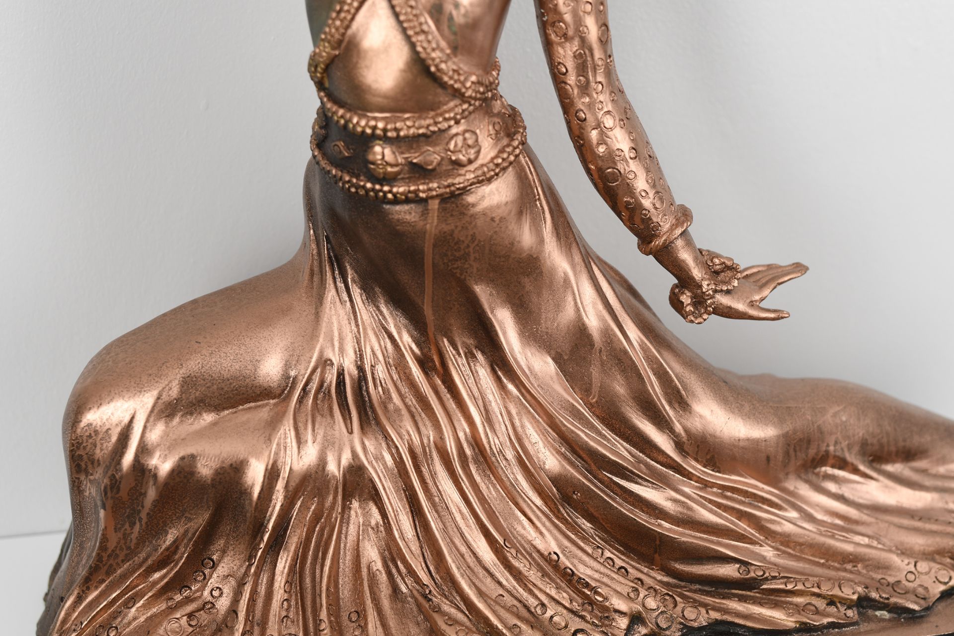 Large Bronze Lady Figure - Image 3 of 6