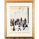 Limited Edition L.S. Lowry "Group of People, 1959"