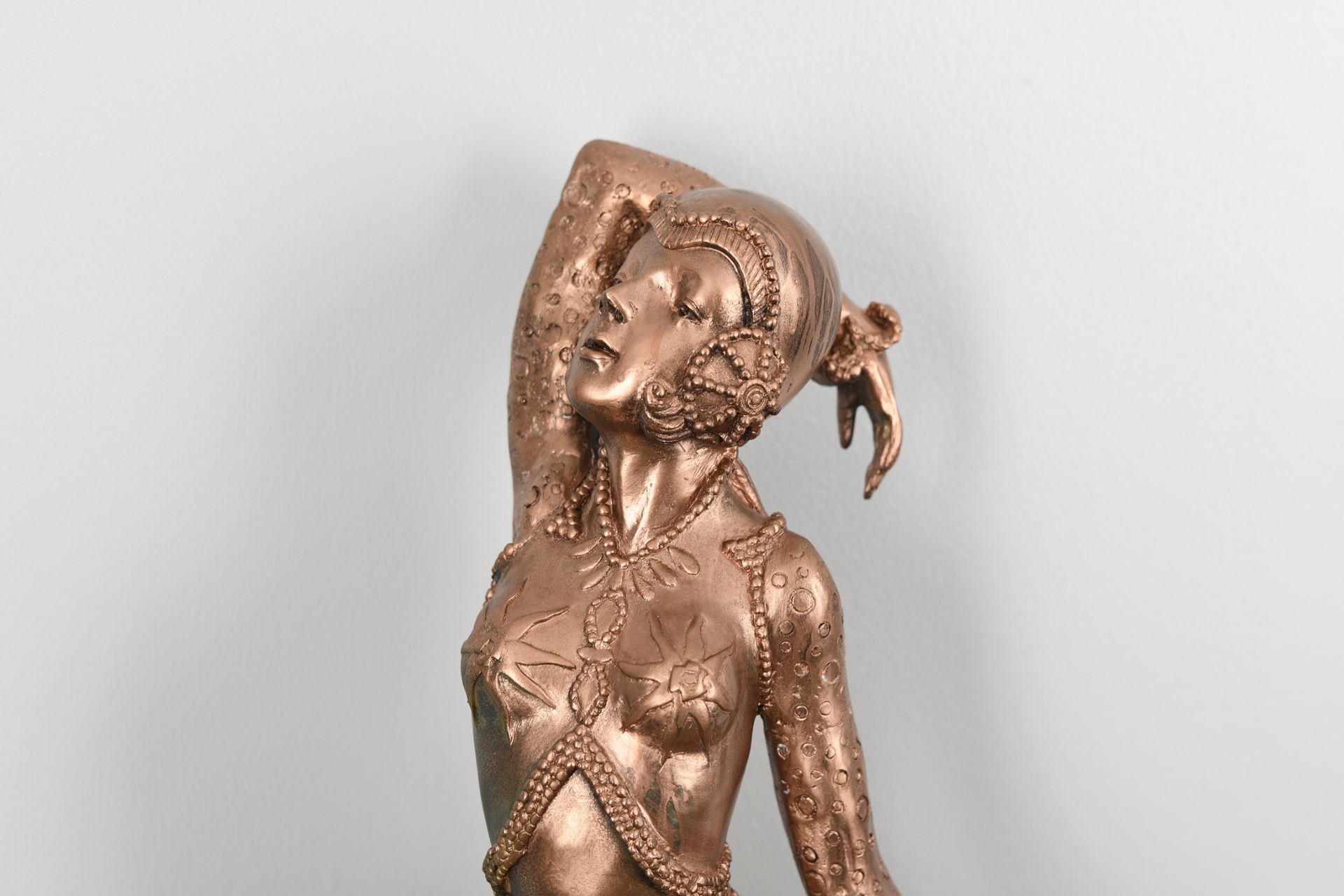 Large Bronze Lady Figure - Image 2 of 6