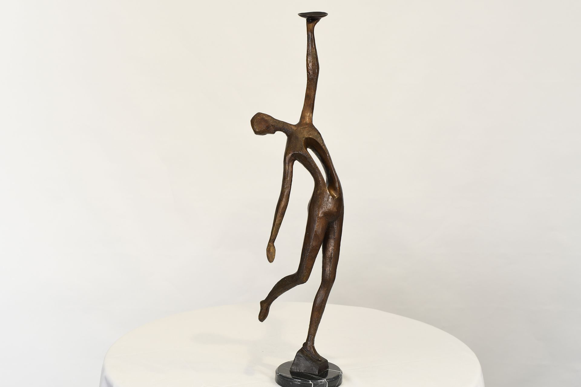 Modern Bronze Sculpture - Image 3 of 6