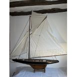 Vintage Nautical Columbia Yacht America's Cup 1901 Very Large Scale Model