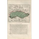 Sussex 1783 Francis Grose Copper Hand Coloured Plate County Map.