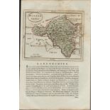 Wales Radnorshire 1783 Francis Grose Copper Plate County Map.