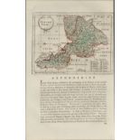 Oxfordshire 1783 Francis Grose Copper Plate Coloured County Map.