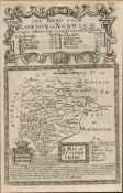 Britannia Depicta E Bowen c1730 Map Puckeridge, Newmarket Heath Cornfields.