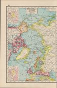 North Polar Regions Antique Coloured Map – 20.