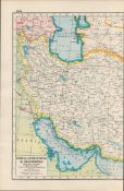 Persia Afghanistan Baluchistan Antique Map-228.