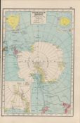 South Polar Regions Coloured Antique Map – 21.