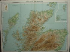 Antique Map Scotland Northern Section Isle of Skye Inverness Aberdeen.