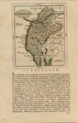 Cumbria Antique 1783 Francis Grose Copper Hand Coloured County Map.