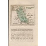 Buckinghamshire 1783 F Grose Copper Hand Coloured Plate County Map.
