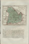 Wales Brecknockshire 1783 F Grose Copper Plate County Map.