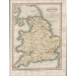 Britannia Britain Charles Smith’s Coloured Classical Map 1809.